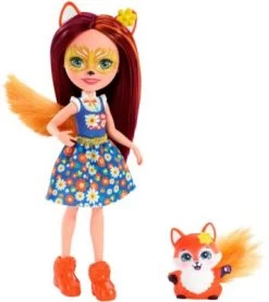 Enchantimals Felicity Fox & Flick Puppe
