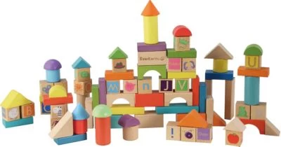 EverEarth 80 Stück Bausteine 3 EverEarth 80 Stück Bausteine