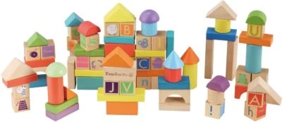 EverEarth 80 Stück Bausteine 4 EverEarth 80 Stück Bausteine – Bild 2
