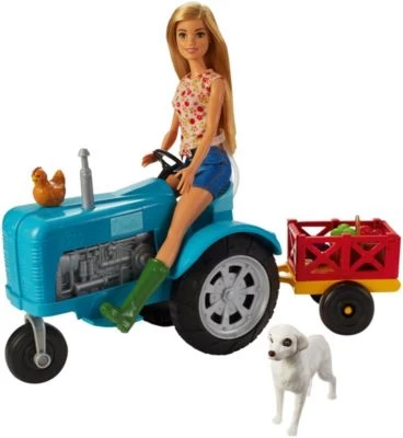 Barbie "Spaß Auf Dem Bauernhof" Traktor 4 Barbie "Spaß Auf Dem Bauernhof" Traktor – Bild 2