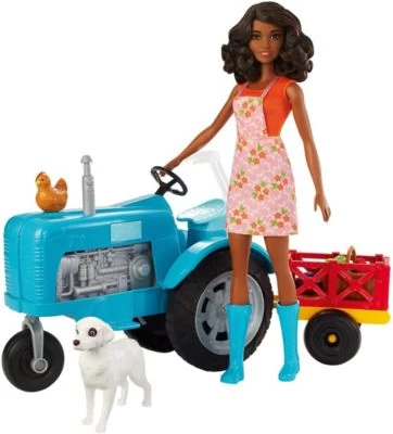 Barbie "Spaß Auf Dem Bauernhof" Traktor 5 Barbie "Spaß Auf Dem Bauernhof" Traktor – Bild 3