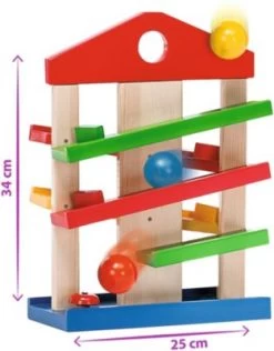 Eichhorn Kugelbahn Rollbahn-Haus -Kinderspielzeugladen 1213154 03