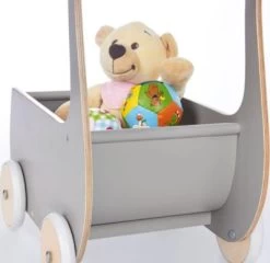 Pinolino Puppenwagen Mette, Grau -Kinderspielzeugladen 12548684 03