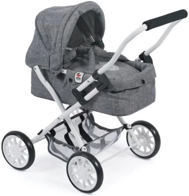 CHIC 2000 Mini-Kuschel-Puppenwagen SMARTY, Grau 3 CHIC 2000 Mini-Kuschel-Puppenwagen SMARTY, Grau