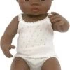 Miniland Babypuppe Junge, Schwarzhaarig, 38 Cm -Kinderspielzeugladen 13116528 01