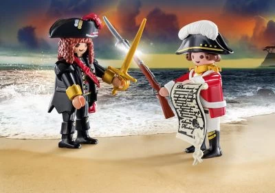 PLAYMOBIL® 70273 DuoPack Piratenkapitän Und Rotrock 4 PLAYMOBIL® 70273 DuoPack Piratenkapitän Und Rotrock – Bild 2