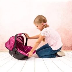 BAYER Puppen-Autositz Mit Dach, Bordeaux -Kinderspielzeugladen 13545889 06