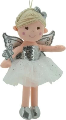 Sweety-Toys Sweety Toys 11759 Stoffpuppe Fee Plüschtier Prinzessin 30 Cm Silber