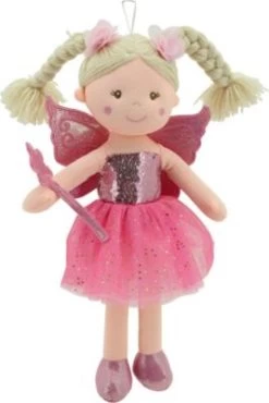 Sweety-Toys Sweety Toys 11803 Stoffpuppe Fee Plüschtier Prinzessin 45 Cm Pink
