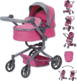 KNORRTOYS.COM Puppenwagen Boonk - Berry