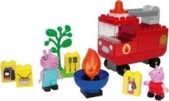 PlayBIG Bloxx Peppa Pig Feuerwehrauto, 58-tlg.