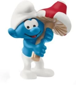 Schleich Schlümpfe 20819 Schlumpf Mit Glückspilz