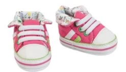 Heless Puppen-Schuhe Chucks Sneakers Pink, Gr. 38-45 Cm