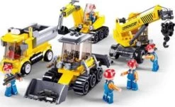Sluban Baustellenfahrzeuge Set (463 Teile)