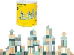 MyToys ORIGINALS Holzbausteine 100 Stück, Pastell