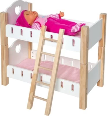 MyToys ORIGINALS Holz Puppenetagenbett 5 MyToys ORIGINALS Holz Puppenetagenbett – Bild 3