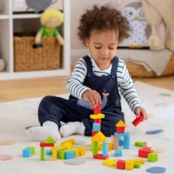 MyToys ORIGINALS Holzbausteine 50 Stück, Bunt -Kinderspielzeugladen 15029477 02