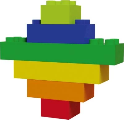 Hubelino Bausteine Set (60-tlg.) 4 Hubelino Bausteine Set (60-tlg.) – Bild 2