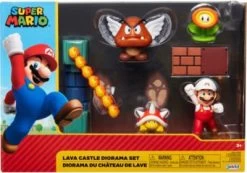 JAKKS PACIFIC Nintendo Super Mario - Multipack Spielset - Lawa Schloss, 6 Cm