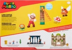 JAKKS PACIFIC Nintendo Super Mario - Multipack Spielset - Lawa Schloss, 6 Cm -Kinderspielzeugladen 15289792 06