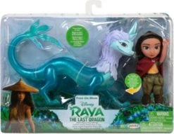 JAKKS PACIFIC Raya Der Letzte Drache - Kleine Raya Puppe & Sisu Drache 15 Cm Mit Funktion -Kinderspielzeugladen 15523145 05