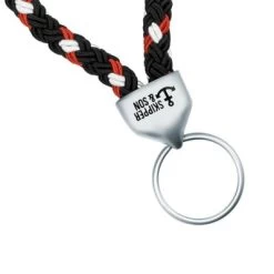 Skipper & Son Schlüsselanhänger Nylonkordel Silber/rot Edelstahl Schlüsselanhänger -Kinderspielzeugladen 15637977 02