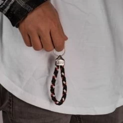 Skipper & Son Schlüsselanhänger Nylonkordel Silber/rot Edelstahl Schlüsselanhänger -Kinderspielzeugladen 15637977 04