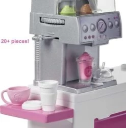 Barbie Nasch-Café Spielset Mit Puppe (blond), über 20 Teile Puppen-Zubehör -Kinderspielzeugladen 15653339 03