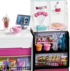 Barbie Nasch-Café Spielset Mit Puppe (blond), über 20 Teile Puppen-Zubehör -Kinderspielzeugladen 15653339 04