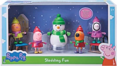 JAZWARES Peppa Pig Schlittenfahrt 4 JAZWARES Peppa Pig Schlittenfahrt – Bild 2