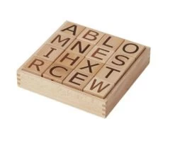 Kids Concept Buchstaben-Klötze Neo Natural Bausteine