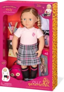 Our Generation Deluxe Puppe Hally 46 Cm In Schuluniform -Kinderspielzeugladen 16188617 06