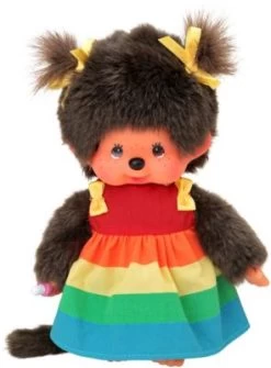 Monchhichi Mädchen Regenbogen 20 Cm