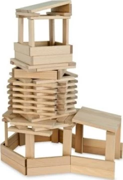 Eichhorn Holzbaukasten, Bausteine Naturbelassen, 200 200 Stück -Kinderspielzeugladen 16467385 04