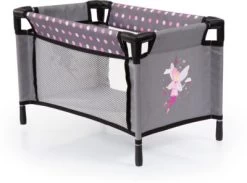 BAYER Puppen-Zubehör Set, Grau - Puppenbett, Wickeltasche, Schlafsack, Fütterset -Kinderspielzeugladen 16654681 02