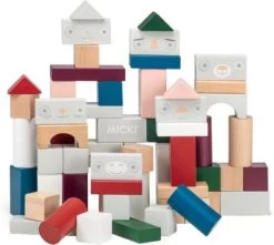 Micki Senses Holz-Bausteine, 60 Stück