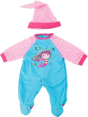 BAYER Kleider Für Puppen 40-46 Cm: 2-tlg. - Strampler + Mütze, Blau/rosa 3 BAYER Kleider Für Puppen 40-46 Cm: 2-tlg. - Strampler + Mütze, Blau/rosa