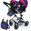 BAYER Zwillings-Puppenwagen Twin Neo, Blau -Kinderspielzeugladen 16933539 01