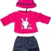 BAYER Kleider Für Puppen 33-38 Cm: 3-tlg. Set - Hose, Oberteil, Mütze, Pink/dunkelblau 2 BAYER Kleider Für Puppen 33-38 Cm: 3-tlg. Set - Hose, Oberteil, Mütze, Pink/dunkelblau -Kinderspielzeugladen 16933546 01