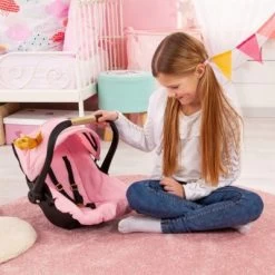 BAYER Puppen-Autositz Mit Dach, Schwarz/gold -Kinderspielzeugladen 16933587 05