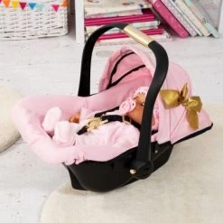 BAYER Puppen-Autositz Mit Dach, Schwarz/gold -Kinderspielzeugladen 16933587 06