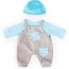 BAYER Kleider Für Puppen 40-46 Cm: 3-tlg. - Latzhose, Oberteil, Mütze, Blau/grau 1 BAYER Kleider Für Puppen 40-46 Cm: 3-tlg. - Latzhose, Oberteil, Mütze, Blau/grau -Kinderspielzeugladen 16933608 01