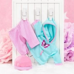 BAYER Kleider Für Puppen 40-46 Cm: 3-tlg. - Hose, Oberteil, Mütze, Türkis/rosa 9 BAYER Kleider Für Puppen 40-46 Cm: 3-tlg. - Hose, Oberteil, Mütze, Türkis/rosa -Kinderspielzeugladen 16933626 04