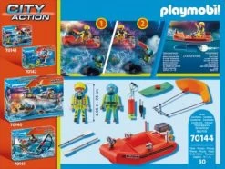 PLAYMOBIL® 70144 Seenot: Kitesurfer-Rettung Mit Boot -Kinderspielzeugladen 17014550 03