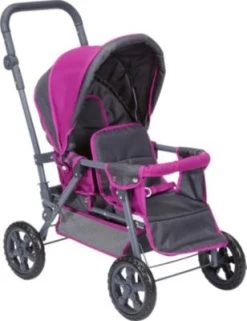 KNORRTOYS.COM Zwillingspuppenwagen Big Twin - Tec Purple -Kinderspielzeugladen 17623491 03