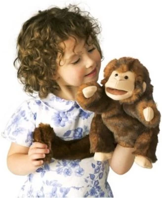 Folkmanis Braunes Äffchen 4 Folkmanis Braunes Äffchen – Bild 2