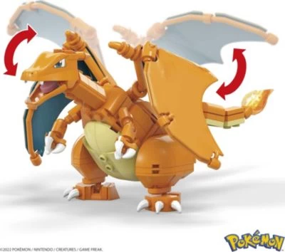 Mega Pokémon Glurak, Bauset, Bausteine, Sammelfigur, 223 Teile 5 Mega Pokémon Glurak, Bauset, Bausteine, Sammelfigur, 223 Teile – Bild 3