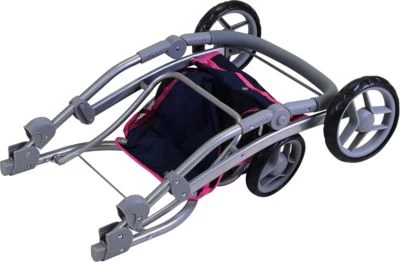 KNORRTOYS.COM Kombi-Puppenwagen Coco - Flying Hearts Blue Pink 7 KNORRTOYS.COM Kombi-Puppenwagen Coco - Flying Hearts Blue Pink – Bild 5