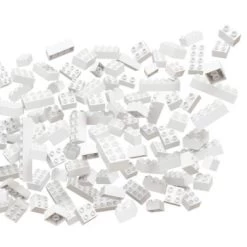 Hubelino 120-teiliges Weißes Bausteine Set - Kugelbahn Erweiterung 420619 -Kinderspielzeugladen 19022455 03