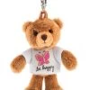 Schaffer Knuddel Mich!® Plüsch-Tier Schlüsselanhänger Anhänger Teddy "Be Happy" - Größe 11 Cm -Kinderspielzeugladen 19624680 01